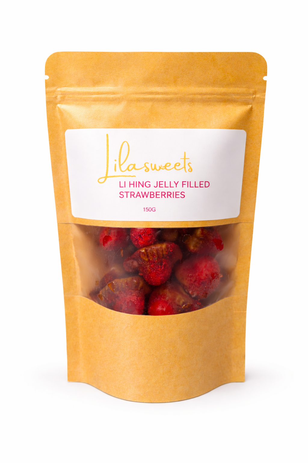 LI HING JELLY FILLED STRAWBERRIES 🍓