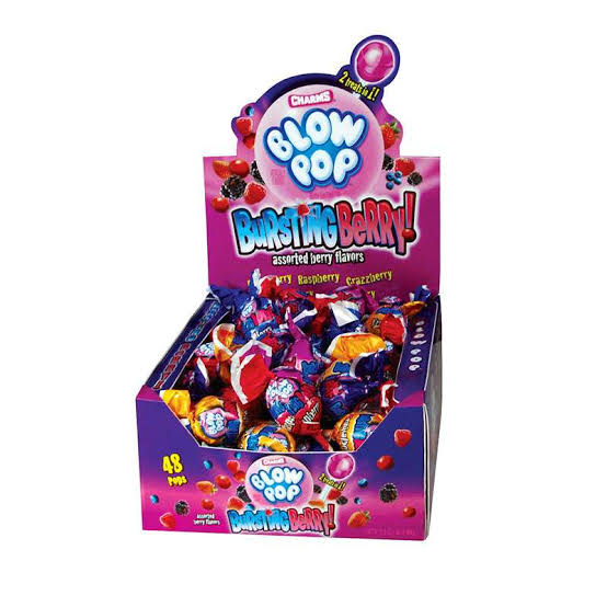 Charms blow pop berry flavours (ALERT 🚨 MELTING)