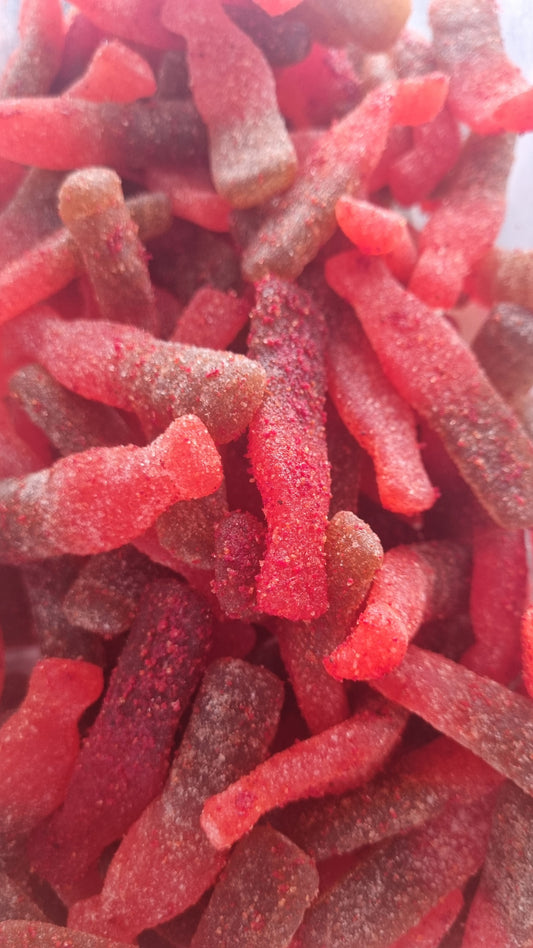 LI HING RASPBERRY COLA BOTTLES