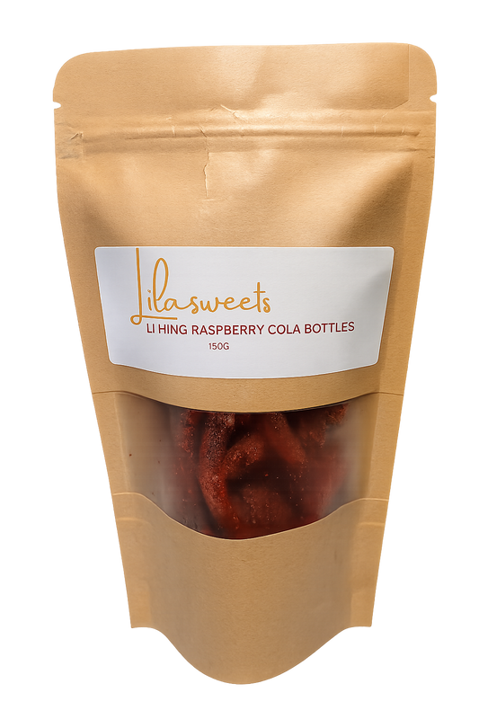 LI HING RASPBERRY COLA BOTTLES